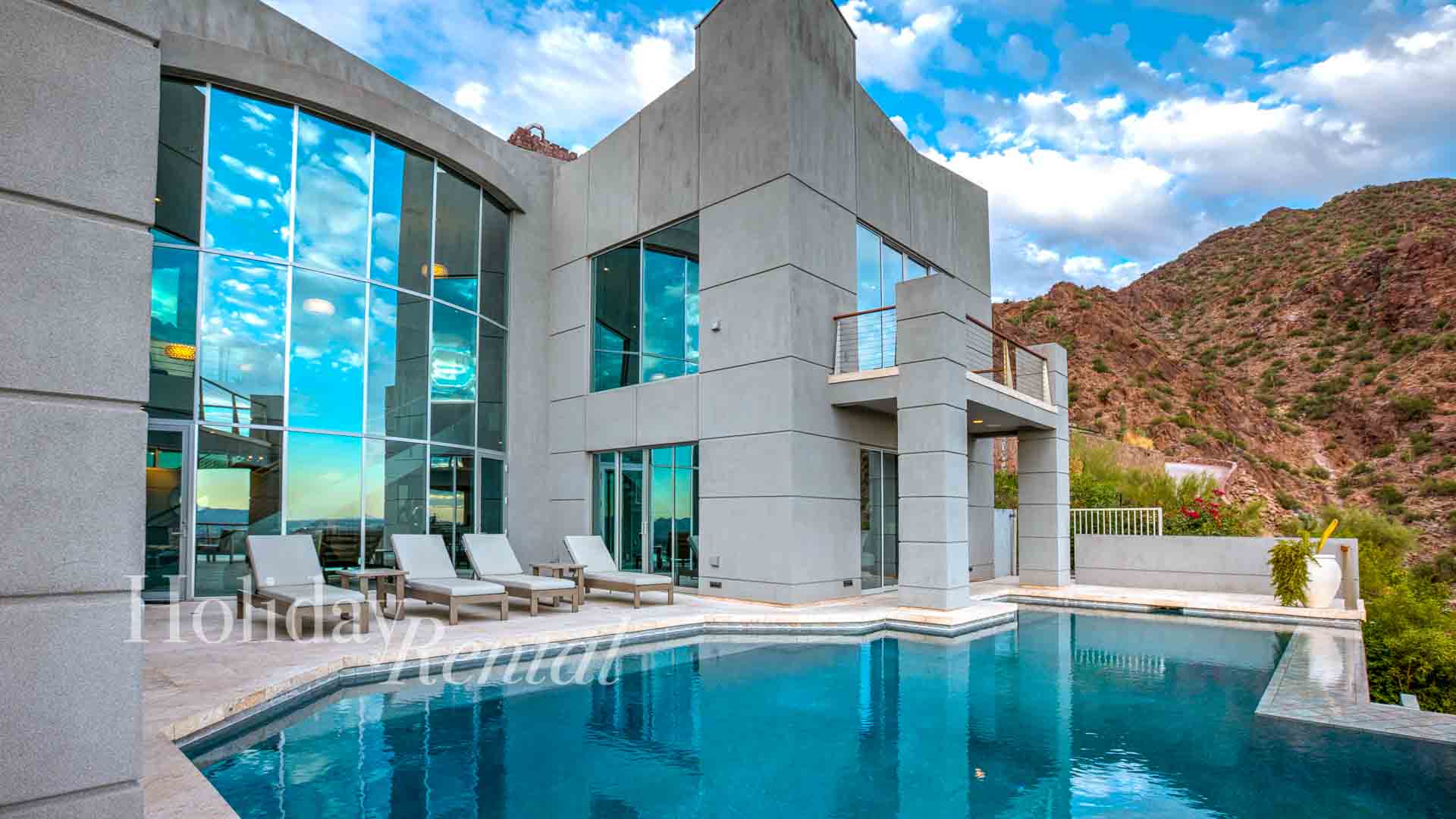 mansion on camelback mountain with luxury pool