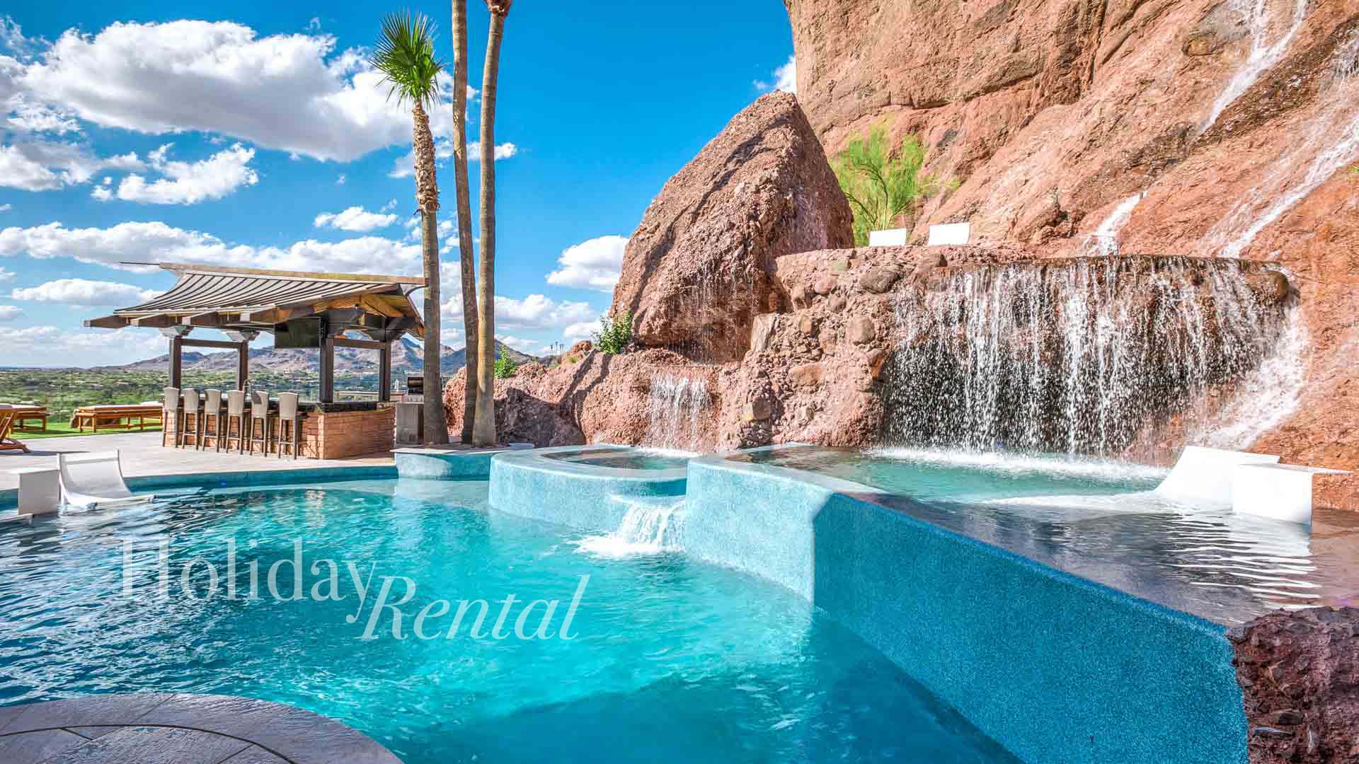 camelback mountain luxury vacation rental with stunning backyard